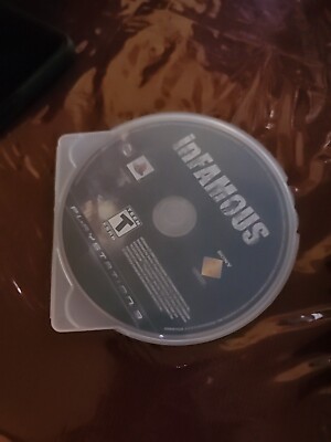inFamous (Playstation 3 PS3) - Excellent Condition, Disk Only, Works 100%