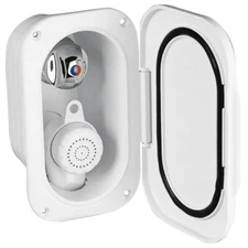 Nuova Rade shower case with mixer tap, head and 3m hose for boat yacht etc.