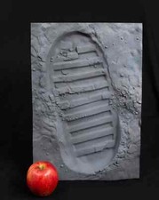 Apollo 11 Moon boot Print by SD Studios FULL SIZE NOT A SCULPTURE  WHAT   