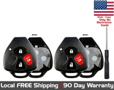 2x New Replacement Key Fob DIY SHELL / CASE For Select Toyota Scion Vehicles