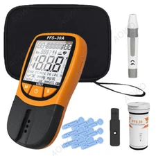 Multifunction Blood Lipid Analyzer Optics Total 5 in 1 20PCS Cholesterol Strips