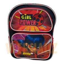 Mochila escolar Miraculous Ladybug grande 16" Girl Power