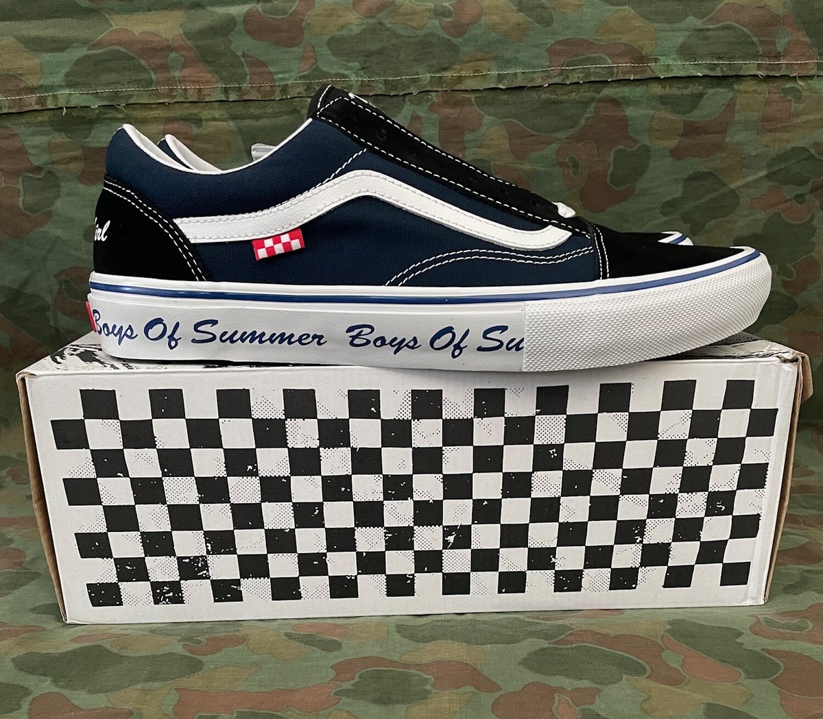 Vans Skate Old Skool L Boys of Summer Sz 13 VN0A5HF33LD Rare | eBay