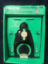 Vintage Brandell Green Arrow Electric Putting Cup Automatic Ball Return