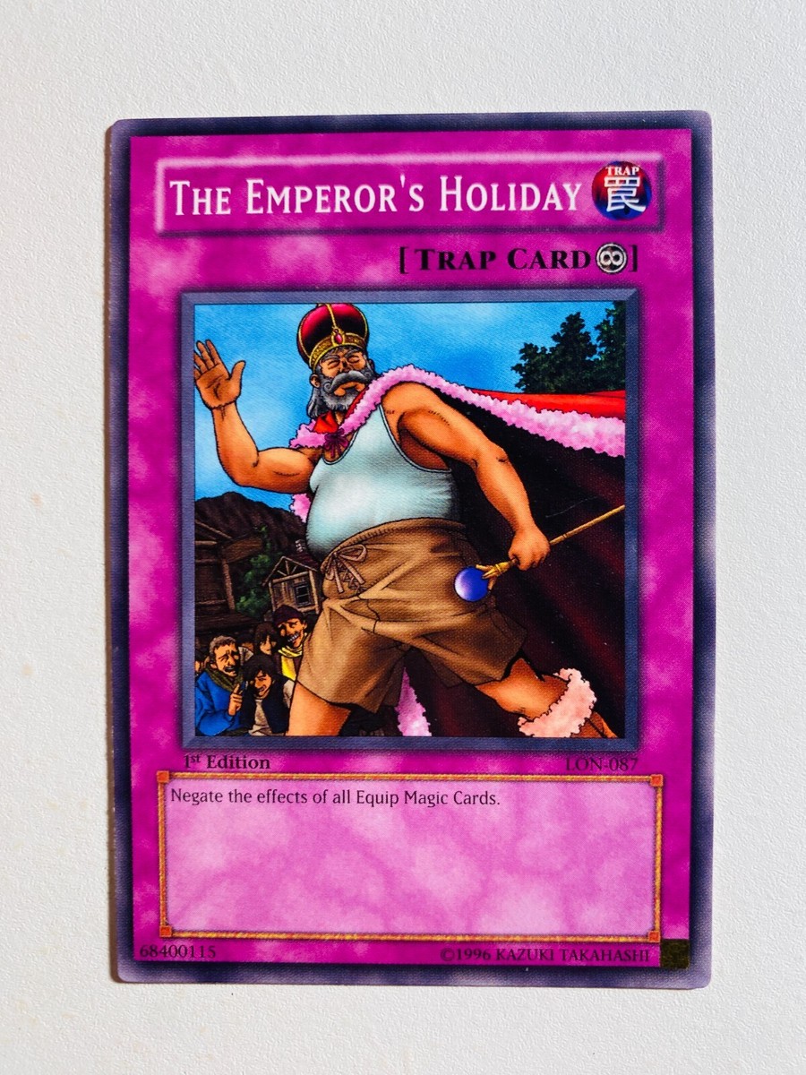 YU-GI-OH! 1ST EDITION THE EMPEROR'S HOLIDAY LON-087 NM-MT CARD | eBay