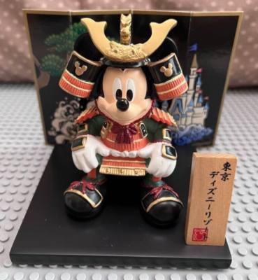 Tokyo Disney Resort Mickey May Figures Yoroi Kabuto Samurai Figure