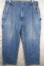 Carhartt Denim Jeans 40X30 cargo carpenter Relaxed Fit work union made Dungaree
