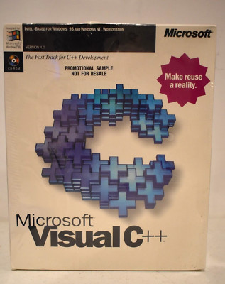 Microsoft Visual C++ Version 4.0 Windows 95 New