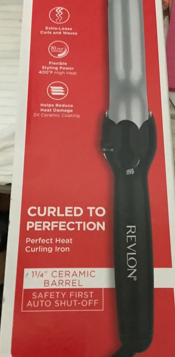 Revlon Heat Long Lasting Curls 3x Ceramic Curling Iron for sale