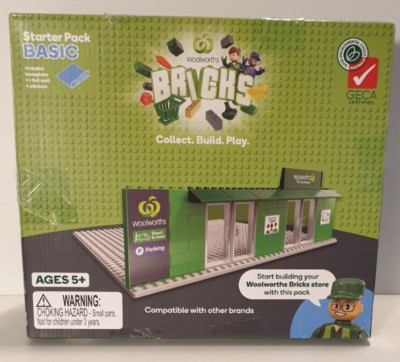 WOOLWORTHS BRICKS Starter Basic Kit, Extra Large Bag of Opened Interior Fittings