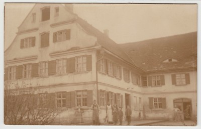 Jettingen Scheppach Kr. Günzburg Augsburg, Gutshof Goßner original photo 1905