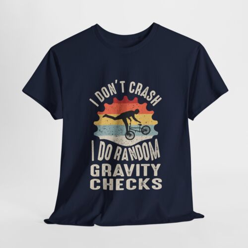Radfahren Fahrrad Unisex Heavy Cotton Tee T-Shirt "Gravity Checks" - Bild 83 von 118