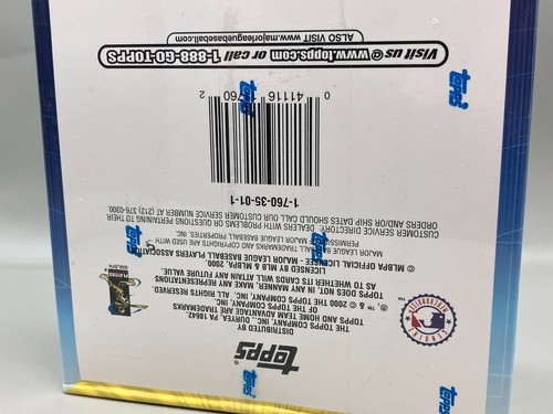 2001 Topps Series 1 Baseball JUMBO Box Factory Sealed 12 Packs 45 Cards Per Pack - Afbeelding 4 van 8