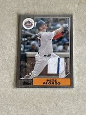 2022 Topps Series 1 1987 Relic Card PETE ALONSO NY METS Patch 152/199