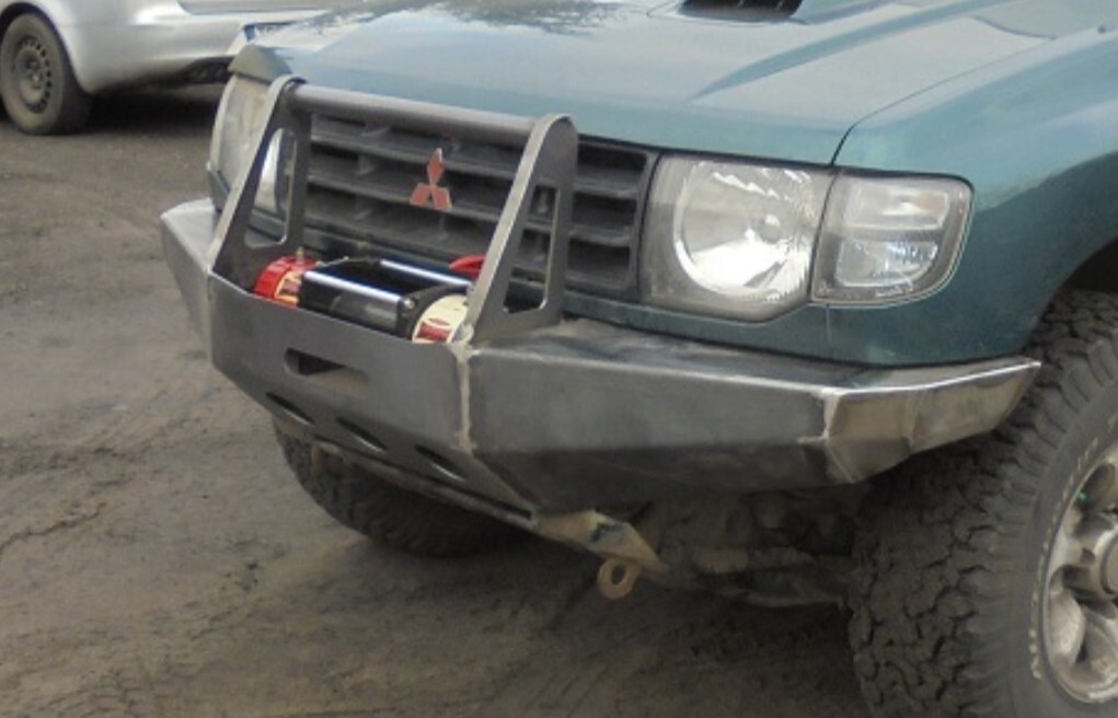 Mitsubishi Pajero Shogun 2 Steel Winch Bumper DIY eBay