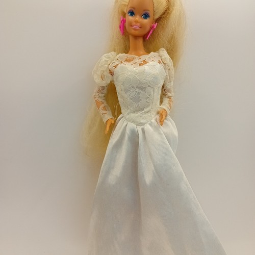 Vintage 1991 Totally Hair Barbie Blonde Redressed Fashion Doll 90s 12" READ - Picture 4 of 14