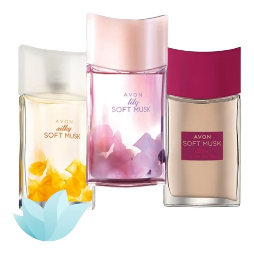 Avon Soft Musk EDT, 50ml Silky soft musk, Lily soft musk Delice