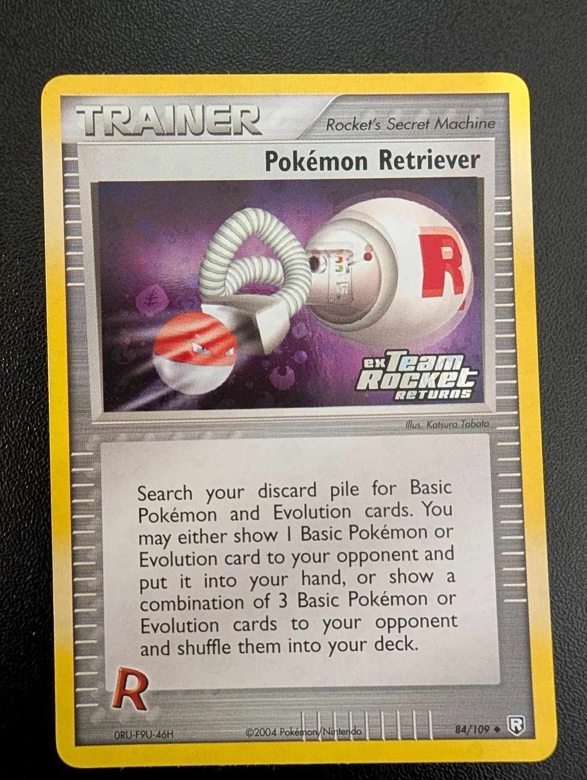 Pokemon TCG 84/109 Pokemon Retriever EX Team Rocket Returns Reverse Holo - NM