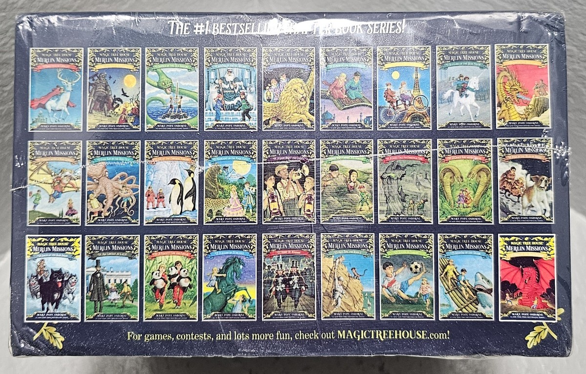 Magic Tree House Merlin Missions Books 1-25 Boxed Set by