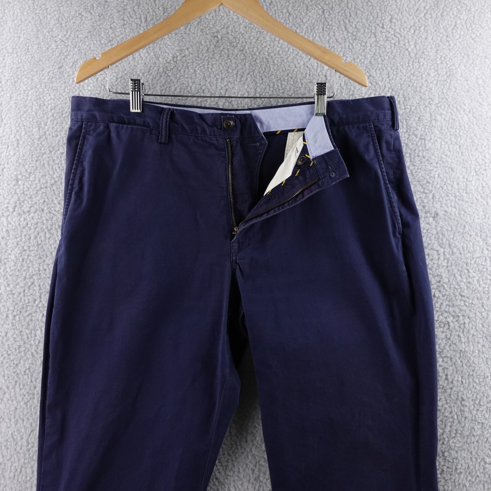 Polo Ralph Lauren Stretch Straight Fit Navy Chino Pants Mens 38x34 Preppy