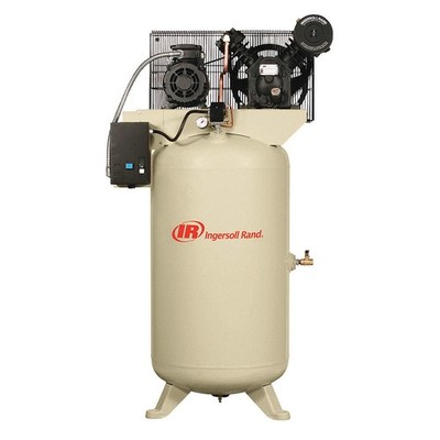 INGERSOLL RAND 2340L5-V-230/3 Electric Air Compressor, 5 hp, 2 Stage 16V888