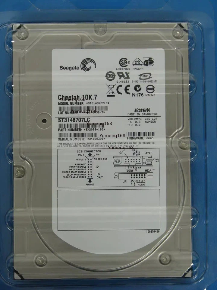 SEAGATE ST3146707LC 146GB 10K 3.5" U320 SCSI HARD DRIVE HDD Quick delivery - Image 2 of 4