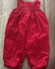 Polo Ralph Lauren 6m Smocked Romper Red Holiday