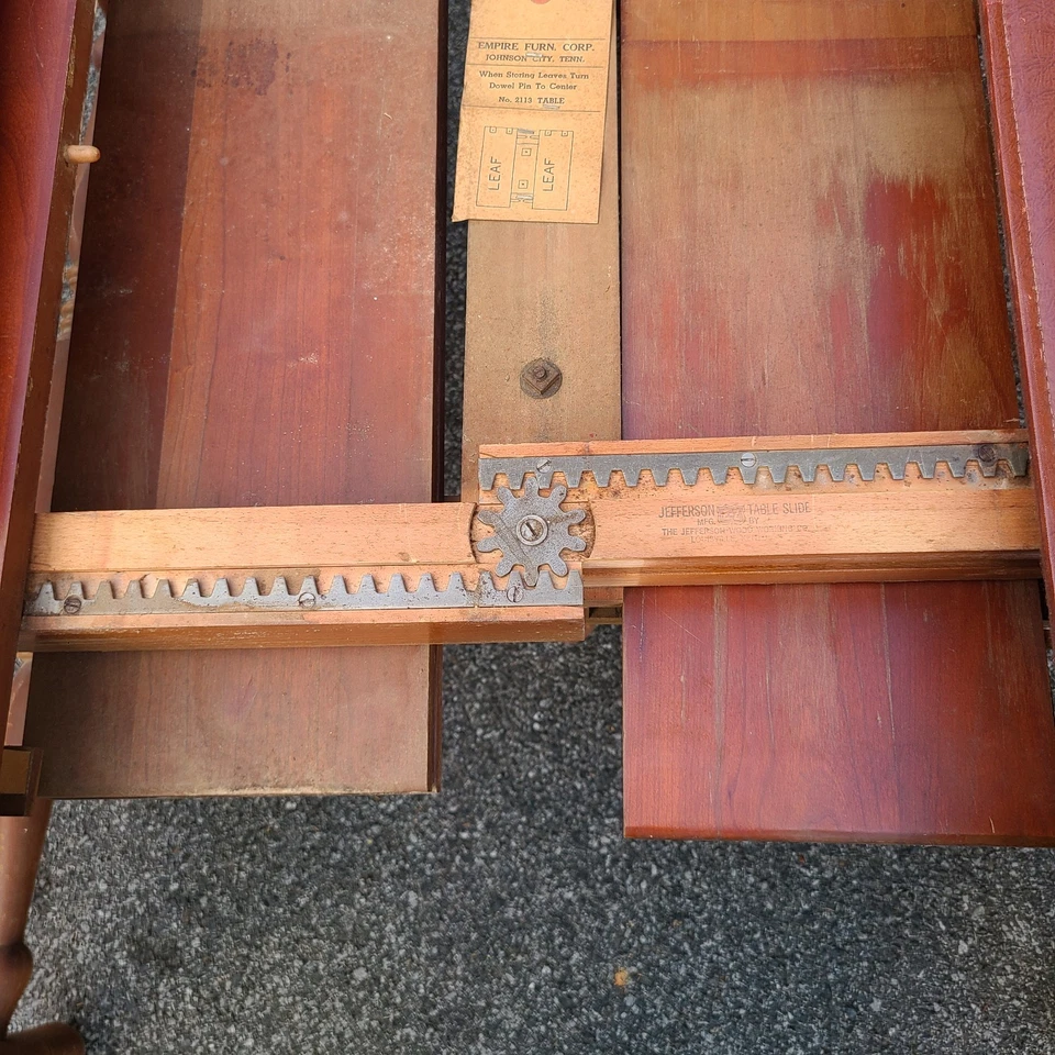 RECOGIDA LOCAL en Mayfield KY Empire Muebles Mesa Hoja Caída Muy Antigua con 5 Silla Foto 3 de 4