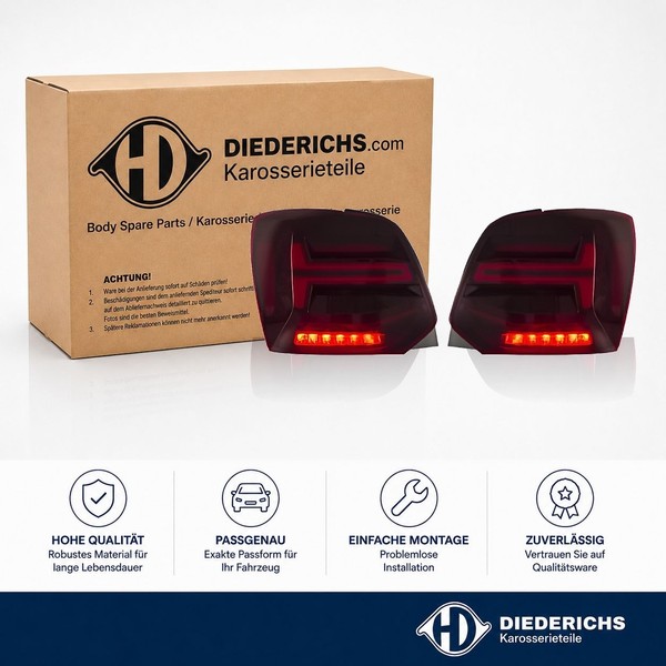 Heckleuchtensatz Hinten Diederichs 2206896 FÜR VW RÜCkleuchten Satz-image