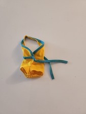 BARBIE ...1970'S YELLOW SWIMSUIT W/BLUE TRIM