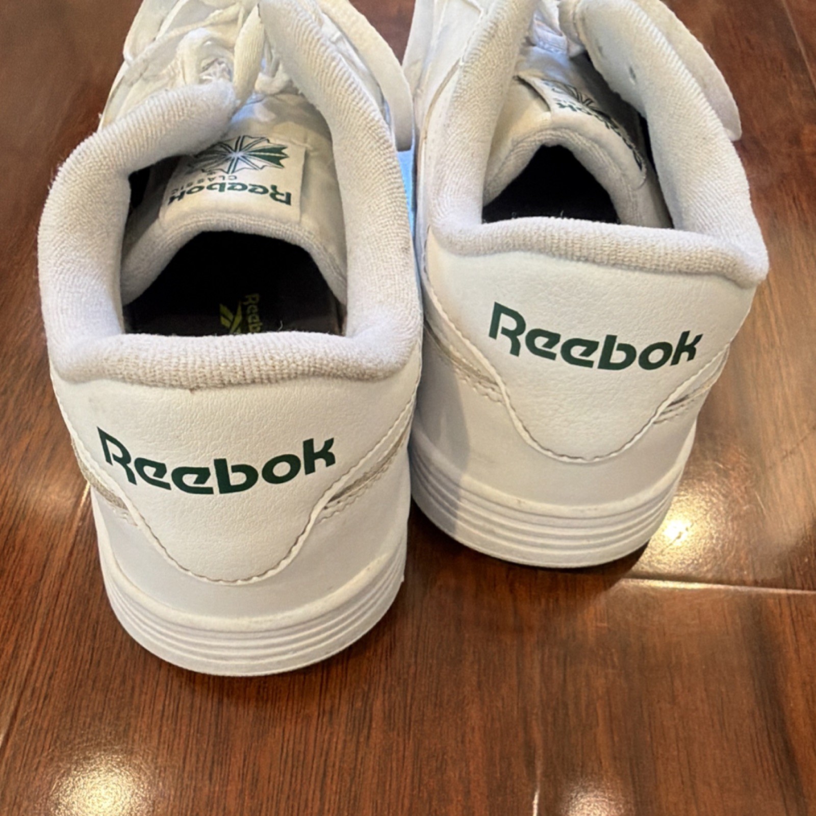 Reebok Classic MemoryTech White Leather Low Top Men's Sneakers Athletic Shoes thumbnail 5