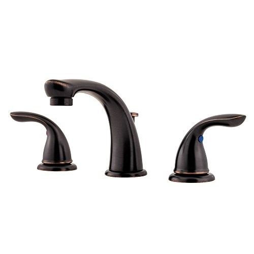 Pfirst Series 8 in. Widespread 2-Handle Bathroom Faucet in Tuscan Bronze - Bild 5 von 5