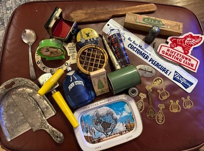 Grandma s Vintage Junk Drawer Trinket Knick Knack Lot