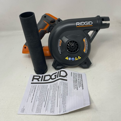 #ad #ad RIDGID 18V Compact Jobsite Blower R86043B Orange Black Tool Only $62.04
