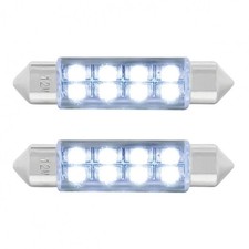 2 Pack Festoon White 8 Smd High Power Led 211-2 Light Bulb Interior Dome Light