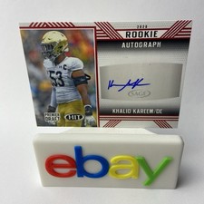 2020 Sage HIt Premier Draft Khalio Kareem ROOKIE Autograph
