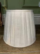 Lovely Beige / Stone Colour Pleated Linen Lampshade 