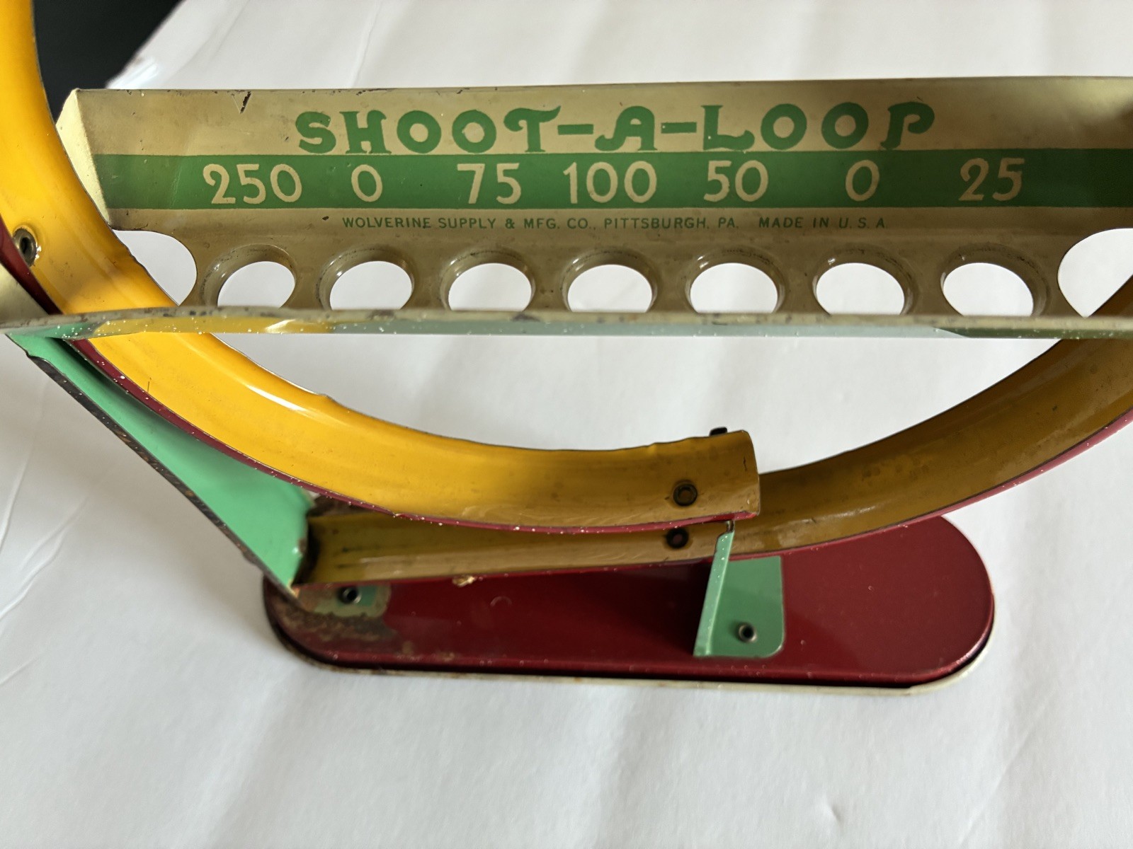 Wolverine Shoot-A-Loop Marble Game, 9" x 8", No Marble Included