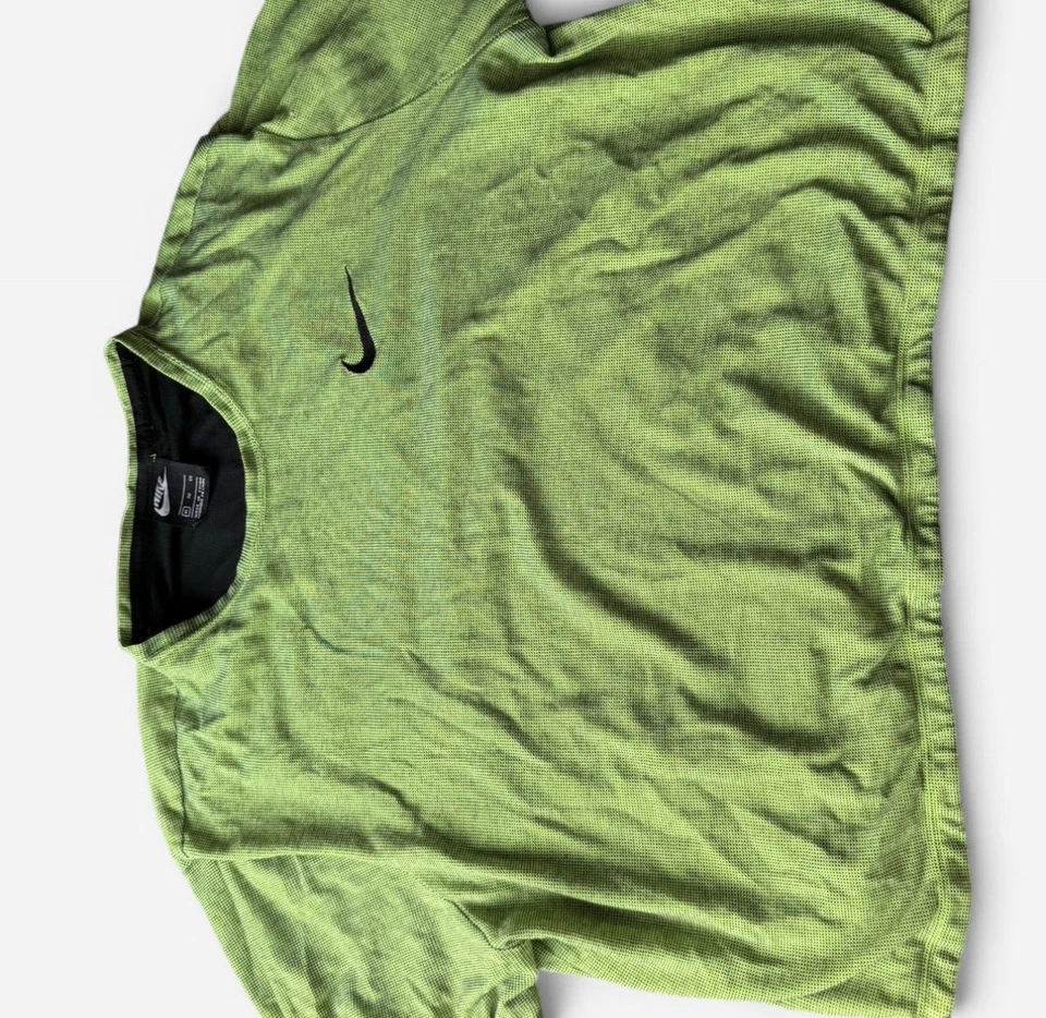 Top deportivo para mujer forrado de malla recortada verde talla XL Foto 3 de 3