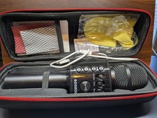 A Bonaok Q37 Wireless Bluetooth Karaoke Microphone.
