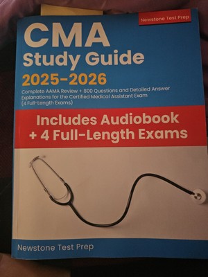 Newstone Test Prep CMA Study Guide 2025-2026. Complete AAMA Review +800Qurstions