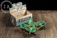 1950s Zipees 22K Gold-Plated Ice Skates Point-of-Sale Display