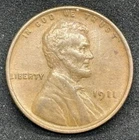 1911 Lincoln Wheat Cent Penny in Beautiful AU+ Condition! Original Problem-Free!