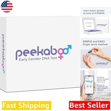 Peekaboo Early Gender DNA - 99 Accurate, 6 Weeks Pregnant, Blood Sample