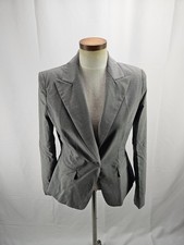 New York  Company Women's Gray Striped Blazer Jacket 4