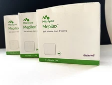 Mepilex 4x4 Molnlycke Soft Silicone Foam Dressing 294199 - SHIPS FREE!