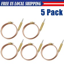 5X Universal Gas Thermocouple 24" 600mm For Gas Stove Grill Fire Pit Fireplace