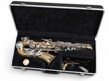 Selmer Bundy-II Alto Saxophone Brass, USA, Very Good Condition, w/ case/neck/MP