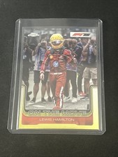 Lewis Hamilton 2025 Topps Chrome Formula 1 F1 #191 Refractor On The Move