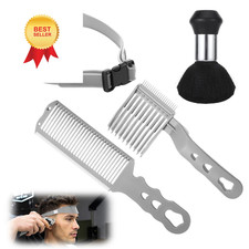 Fade Comb for Men Haircut Kit, Hair Trimming with grey, grey